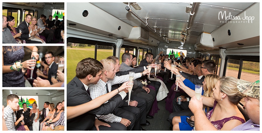 wedding party bus pictures mn