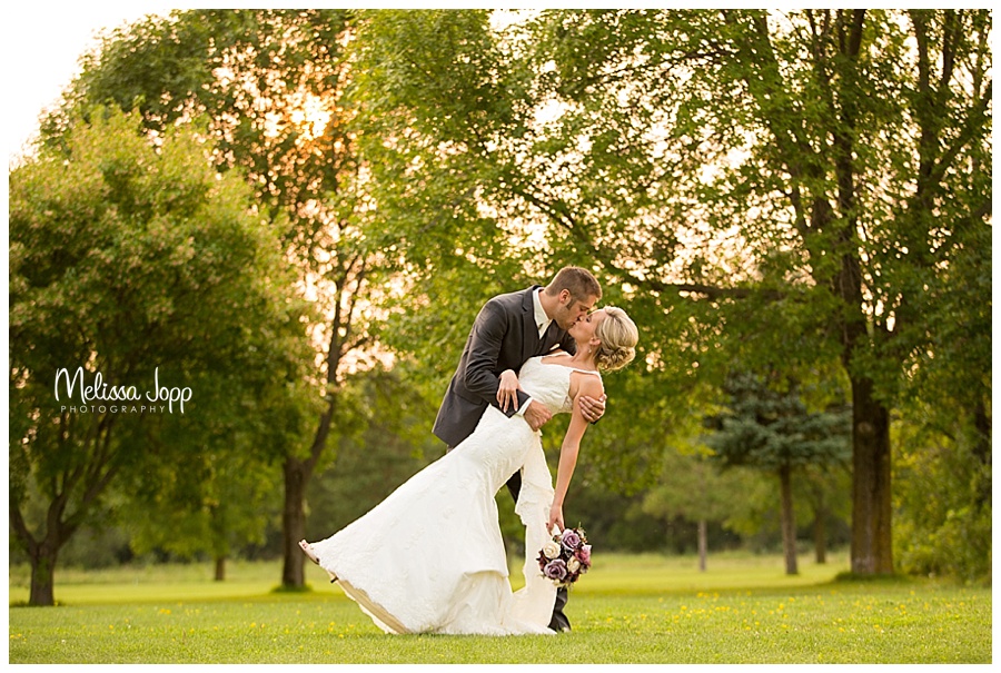 sunset wedding picture carver county mn
